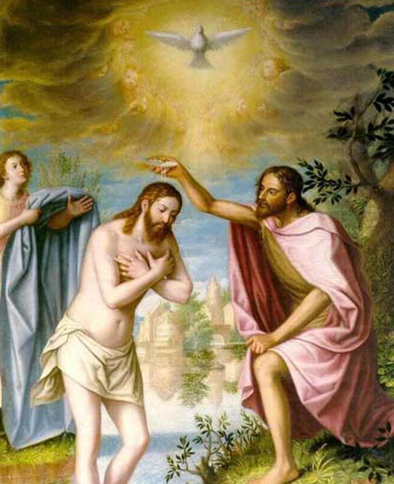 EN EL PRIMER MISTERIO LUMINOSO: CONTEMPLAMOS EL BAUTISMO DE JESÚS