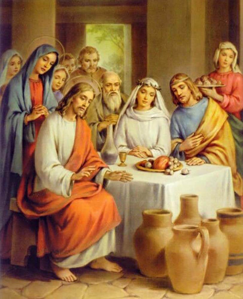 EN EL SEGUNDO MISTERIO LUMINOSO: CONTEMPLAMOS LA REVELACIÓN DE JESÚS EN LAS BODAS DE CANÁ