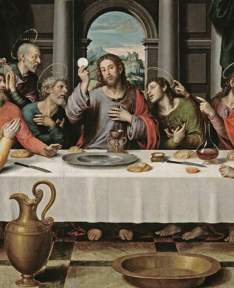 EN EL QUINTO MISTERIO LUMINOSO: CONTEMPLAMOS LA INSTITUCIÓN DE LA EUCARISTÍA